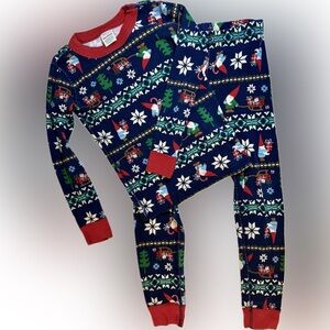 Hanna Andersson Kids Holiday Pajamas Size 6-7
